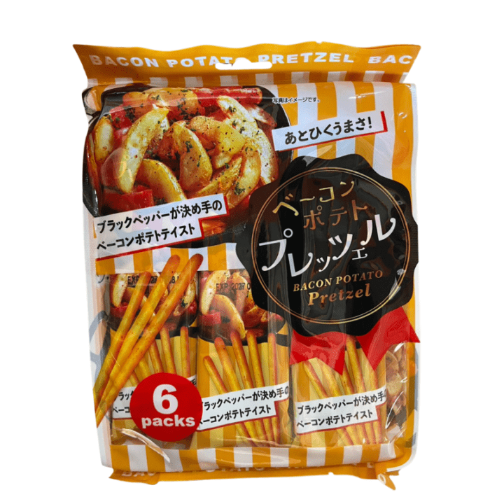 【定番商品26%オフ～】!ﾌﾟﾚｯﾂｪﾙ ﾍﾞｰｺﾝﾎﾟﾃﾄ味 6P　※賞味期限