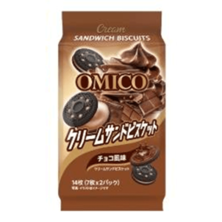 【定番商品28%オフ～】OMICOｸﾘｰﾑｻﾝﾄﾞﾋﾞｽｹｯﾄ ﾁｮｺ　