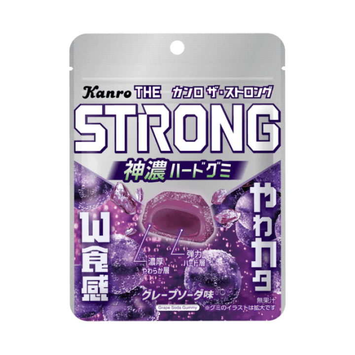 【期間限定10%オフ～】カンロザ・ストロンググミグレープソーダ　