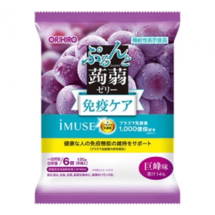 【定番商品4%オフ～】ぷるんと蒟蒻ｾﾞﾘｰﾊﾟｳﾁﾌﾟﾗｽﾞﾏ乳酸菌　