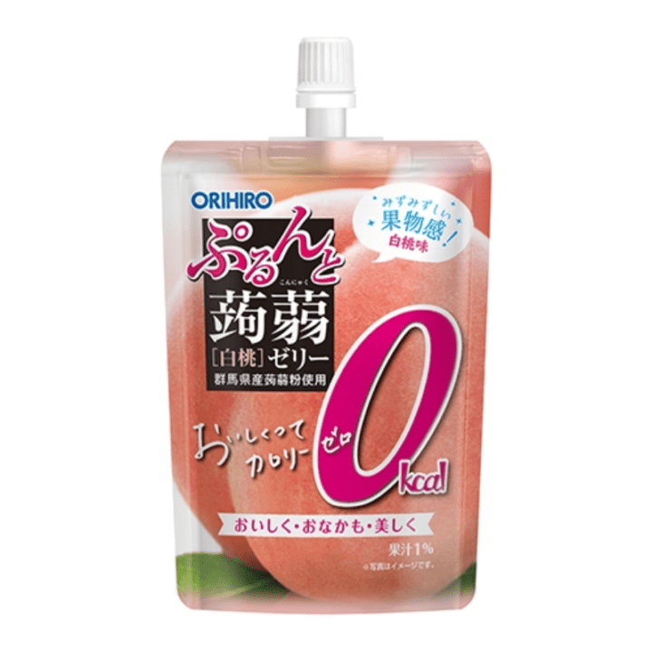 【定番商品10%オフ～】ぷるん蒟蒻STｶﾛﾘｰｾﾞﾛ白桃
