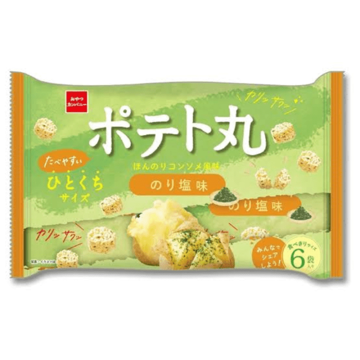【数量限定66%オフ～】ポテト丸のりしお味6P　※賞味期限2026年8月31日