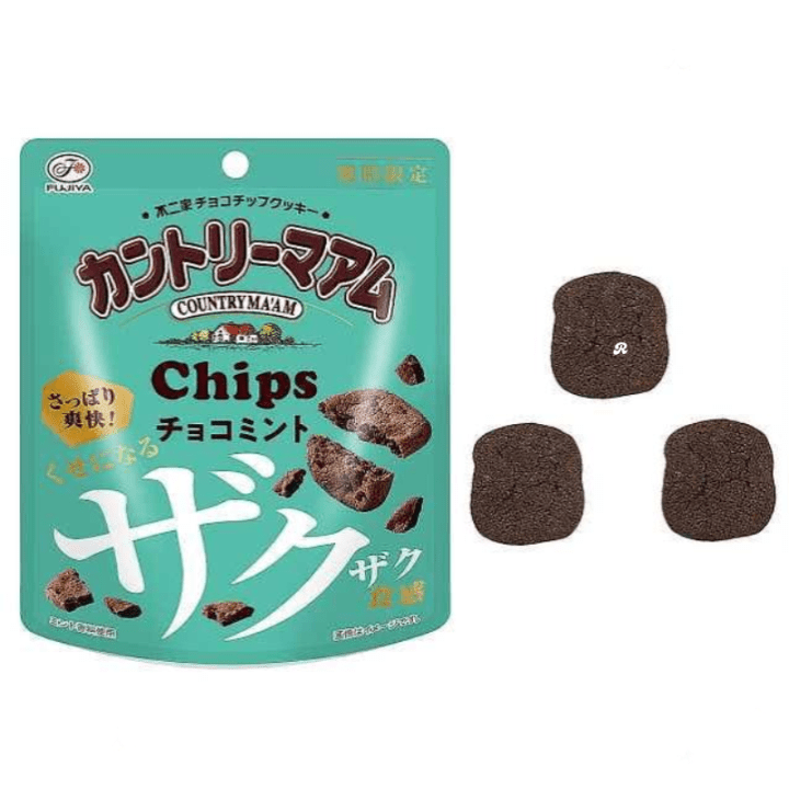 【数量限定64%オフ～】カントリーマアムチップス（チョコミント）パウチ　※賞味期限2027年4月30日