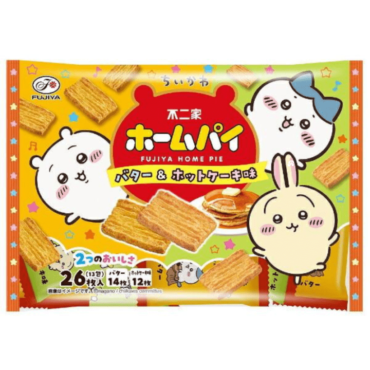 【定番商品32%オフ～】アニメちいかわホームパイ（バター＆ホットケーキ味）　※賞味期限2027年2月28日