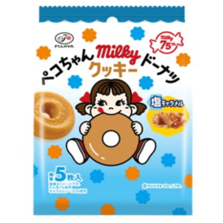 【数量限定62%オフ～】ペコちゃんミルキードーナツクッキー（塩キャラメル）　※賞味期限2027年2月28日
