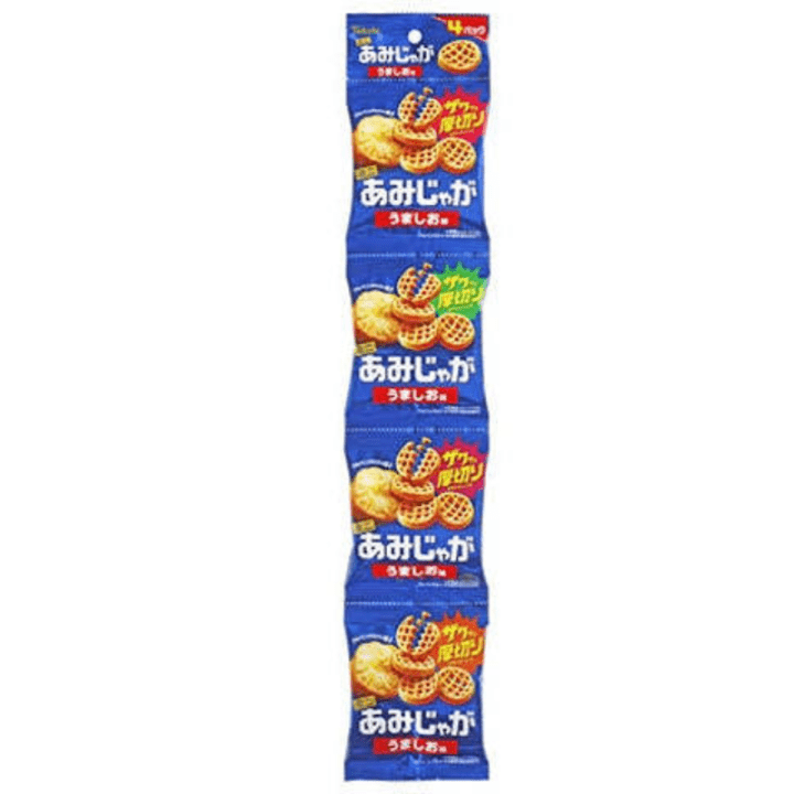 【定番商品8%オフ～】ﾐﾆあみじゃが4連包うましお味