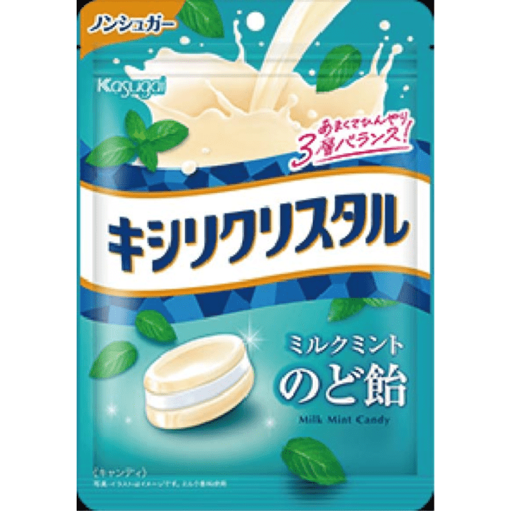 【定番商品12%オフ～】キシリクリスタル　ミルクミントのど飴