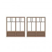 1���⡡17type��19 x 20.5mm��2���åȡ�4��ˡ������饷�å� ���ȡ��꡼��̤�������åȡ�HO(1/87)��PAS-0005-17