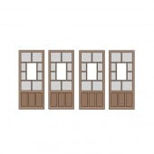 Ⱦ���⡡20type��8.75 x 20.5mm��4���åȡ�4��ˡ������饷�å� ���ȡ��꡼��̤�������åȡ�HO(1/87)��PAS-0006-20