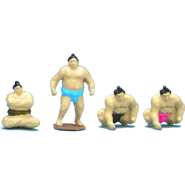 相撲力士1 ：アイコム 塗装済完成品 N(1/150) MLT-4007 | 人物