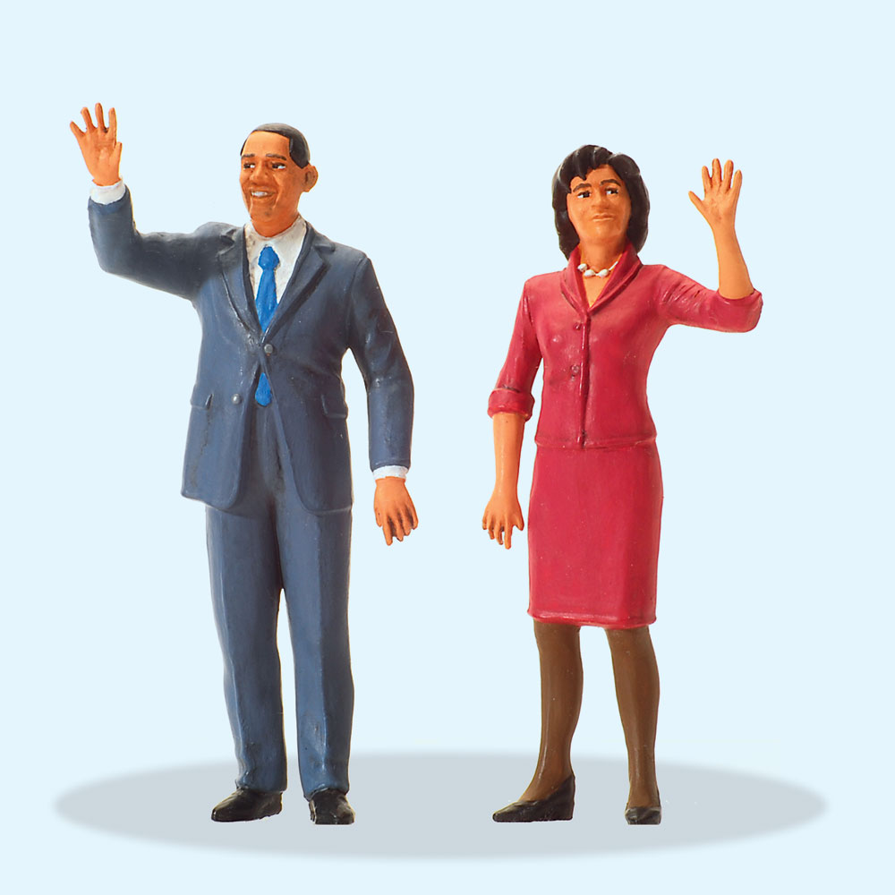 「1/6 オバマ大統領 リアルドール スーツスタイル 可動フィギュア完成品」 オバマ大統領とファーストレディー ：プライザー 塗装済完成品 1/24
