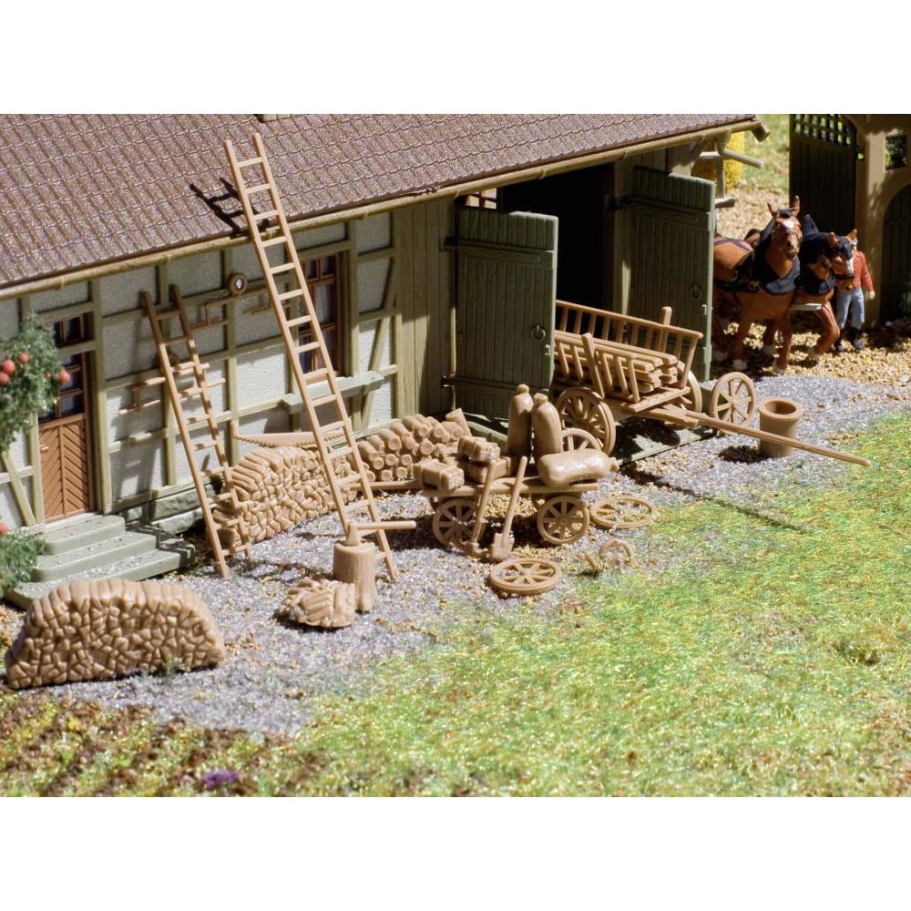 農場小物 ：フォルマー 未塗装キット HO(1/87) 43699 | 建造物,建物