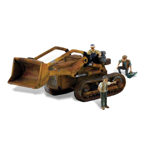 フリッツのブルドーザー ：ウッドランド 塗装済完成品 HO(1/87) AS5558