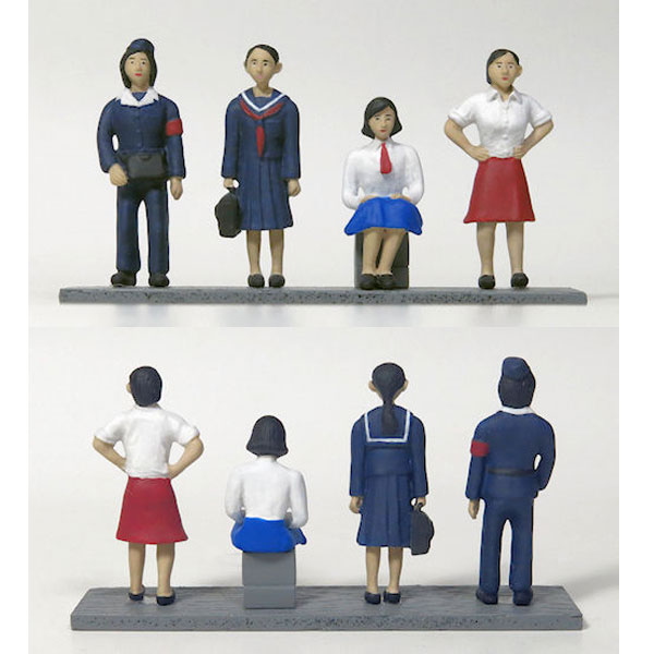 人形セットC【塗装済】 ：アルモデル 塗装済完成品 O(1/45～1/48