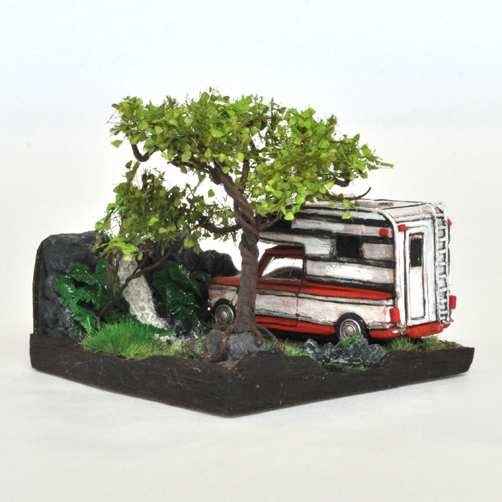 情景箱 「名水百選」 ：情景箱 塗装済完成品 1/72 | 完成ジオラマ,作家