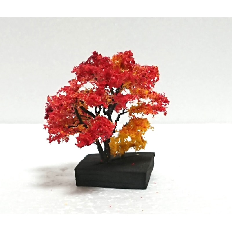 紅葉 約7～8cm ：木草BUNKO N(1/150) M1 | 植物,樹木,人形1cm 1/160