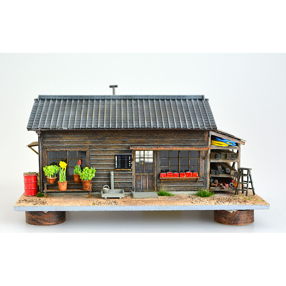 詰所 資材置場付き ：匠ジオラマ工芸舎 塗装済完成品 HO(1/80) 1040