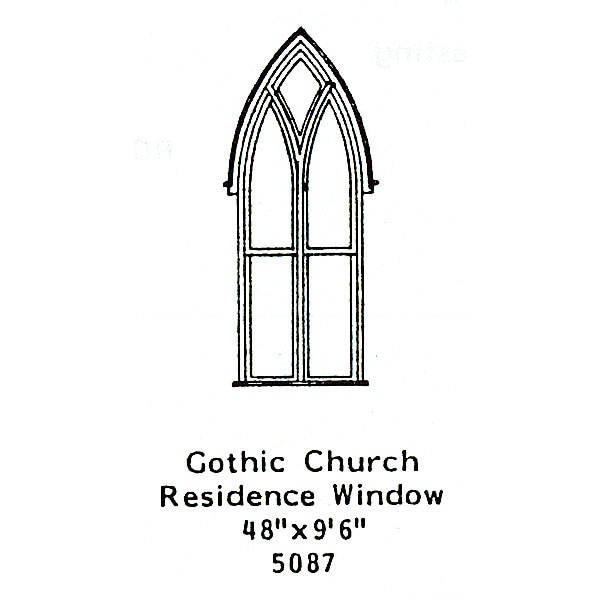 洋風窓 窓枠 ゴシック様式 グラントライン 未塗装キット 部品 Ho 1 87 5087 その他素材 ディテールアップ プラスチック アクリル素材 ショップさかつう Com