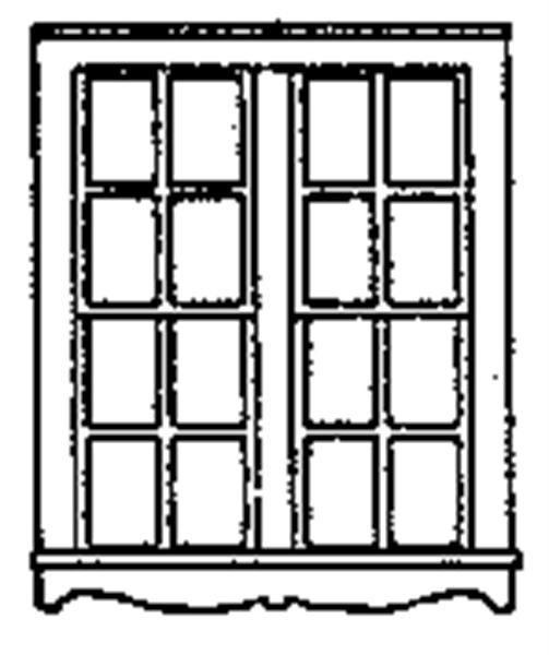 窓 19 x 23mm ：グラントライン 未塗装キット HO(1/87) 5160 | その他