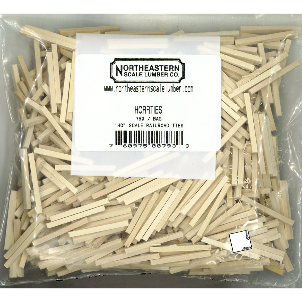 木製枕木 750本入り ：ノースイースタン 木材 HO(1/87) 00793 | 鉄道