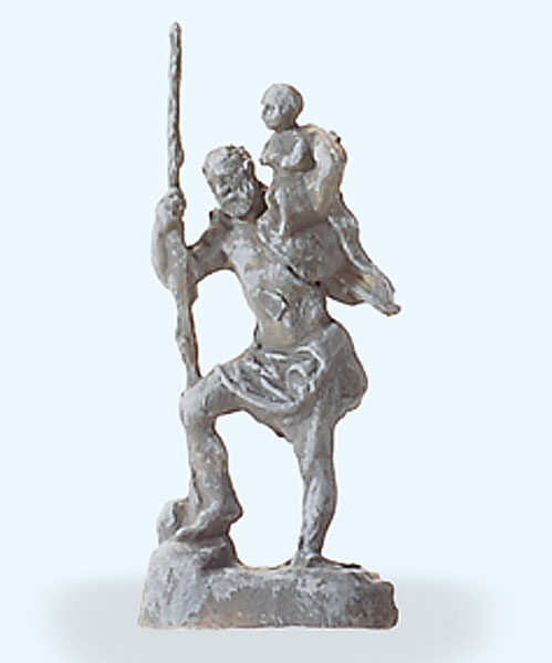 聖クリストファーの像 ：プライザー 塗装済完成品 HO(1/87) 29102