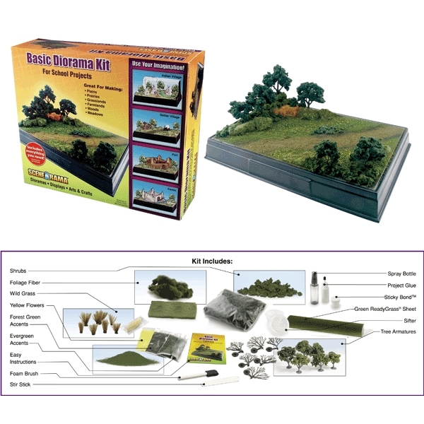 基本ジオラマキット 入門用 英文 ノンスケール(BASIC DIORAMA KIT