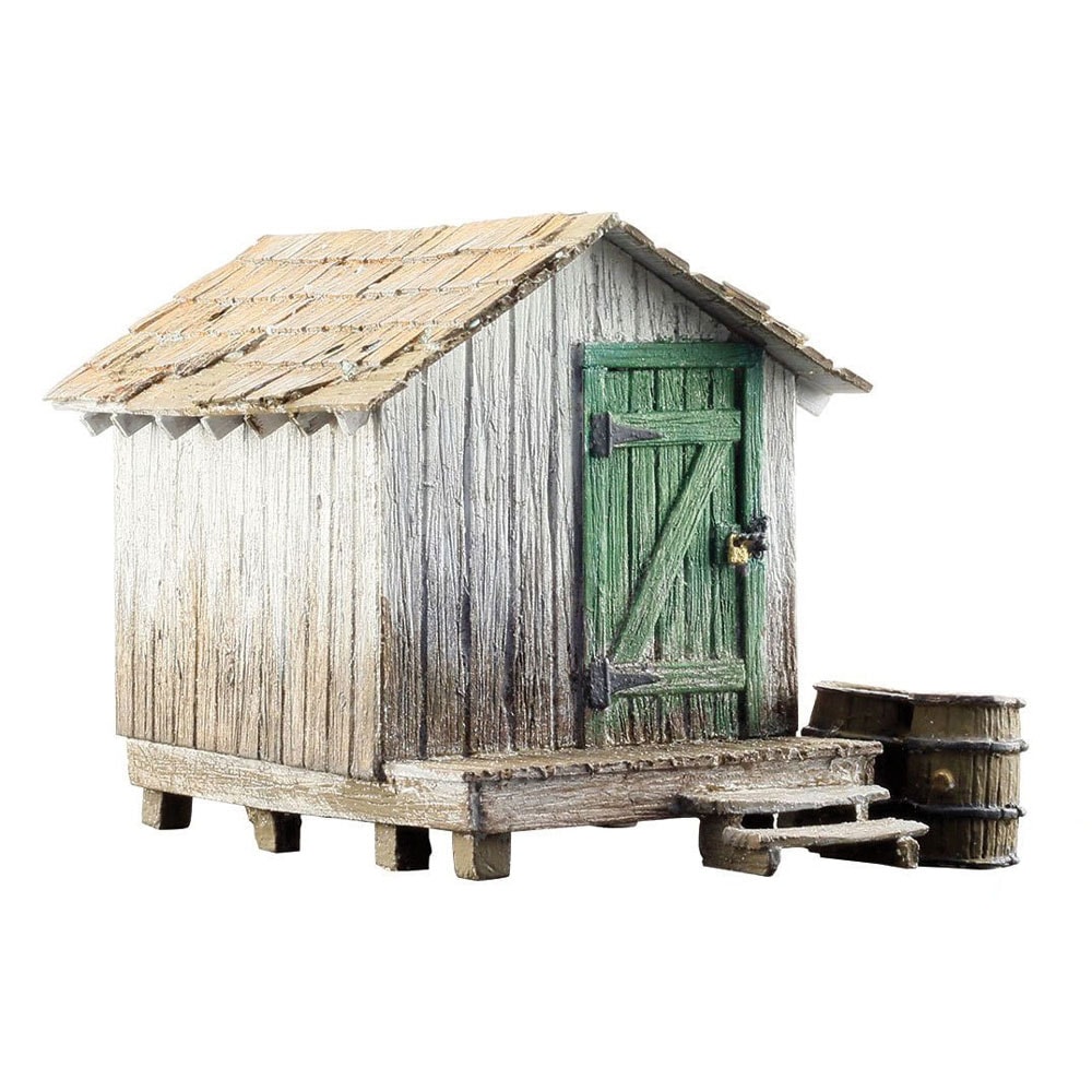 木の小屋 ：ウッドランド 塗装済完成品 HO(1/87) BR5058 | 建造物,建物