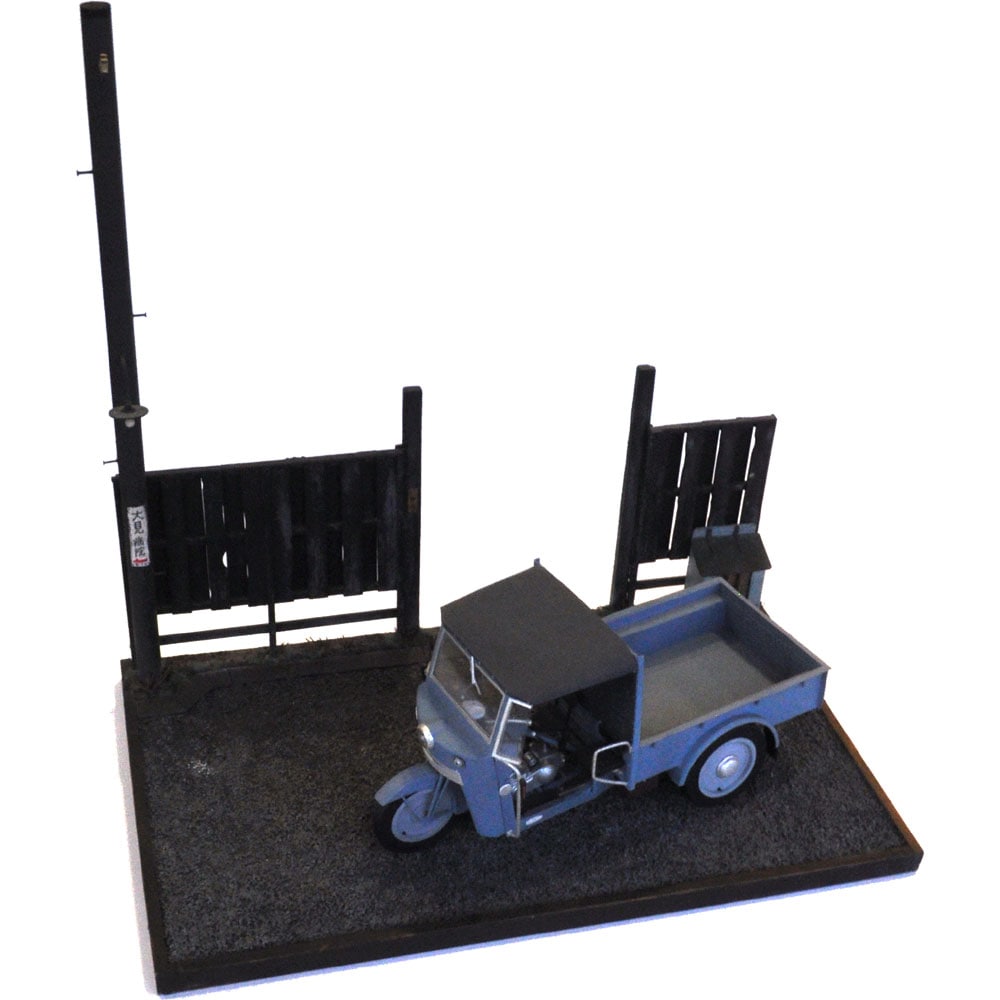 ダイハツオート三輪トラック　53年式SSR型　：田村ゆたか　塗装済完成品　1/12-ショップさかつう.com