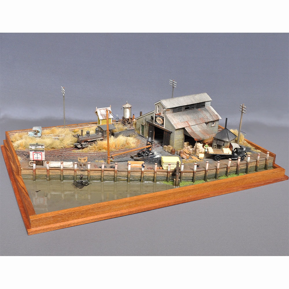 燻製工場」 ：西村慶明 ジオラマ作品 1/87scale | 完成ジオラマ,作家