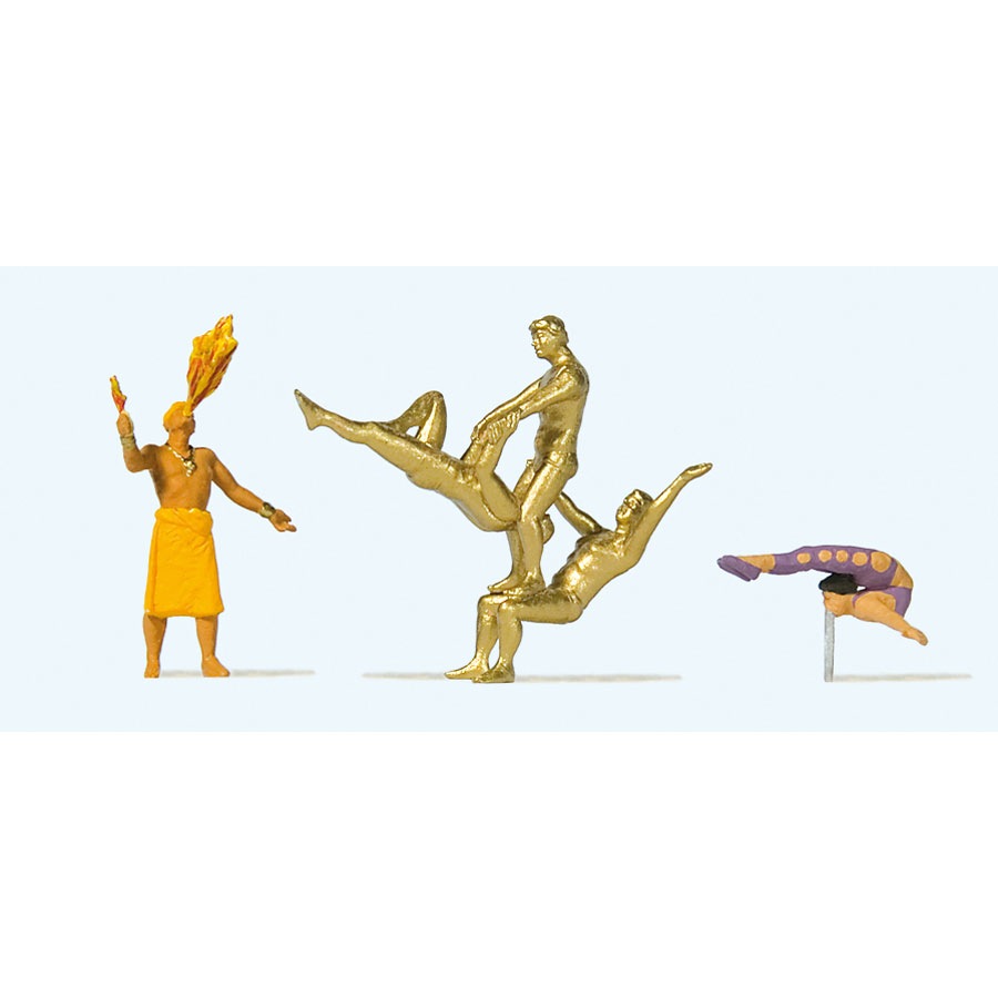 サーカスの曲芸師たち ：プライザー 塗装済完成品 HO(1/87) 20266
