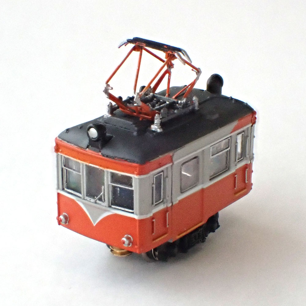 電池内蔵自走式 ミニミニトレイン 箱根登山鉄道 モハ2 ：石川宜明 塗装