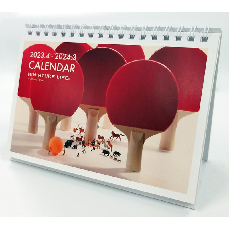 ��奫��������MINIATURE LIFE CALENDAR 2023.4-2024.3�����ߥ˥��奢�饤�ա�4900459553408