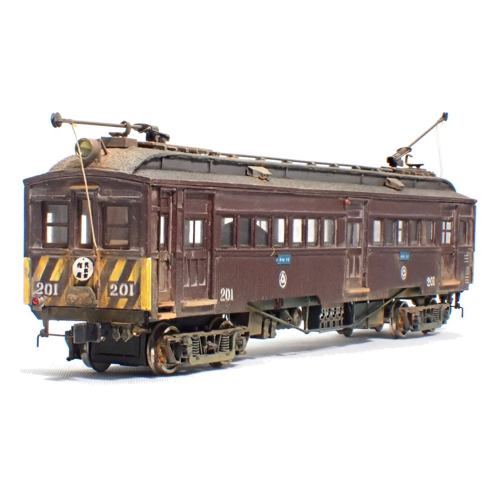 熊本電鉄 モハ201 ：西村慶明 HO車両作品 1/80scale | 鉄道,車輌