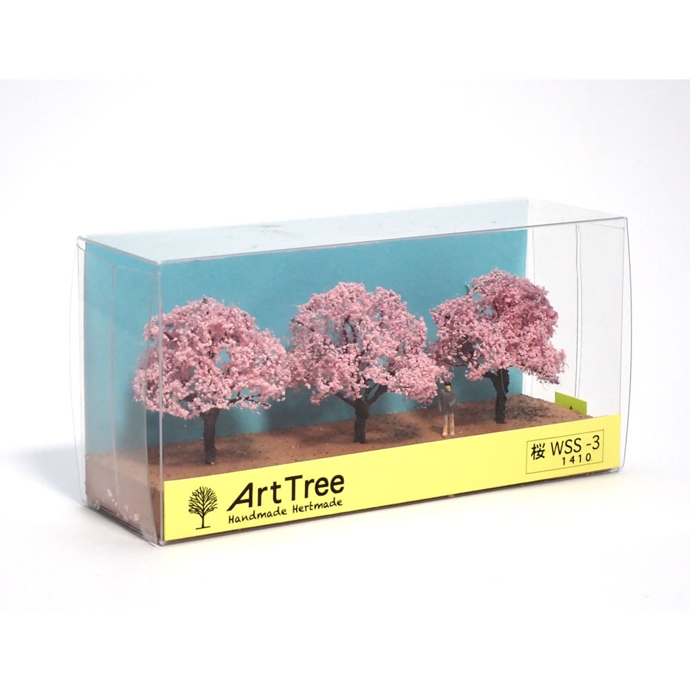 ArtTree 桜 WSS-3 （高さ3cm 3本） ：情景工房 塗装済完成品