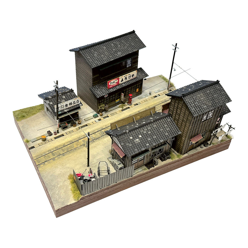 静岡鉄道秋葉線袋井付近の情景 ：宮下洋一 塗装済完成品 12mm