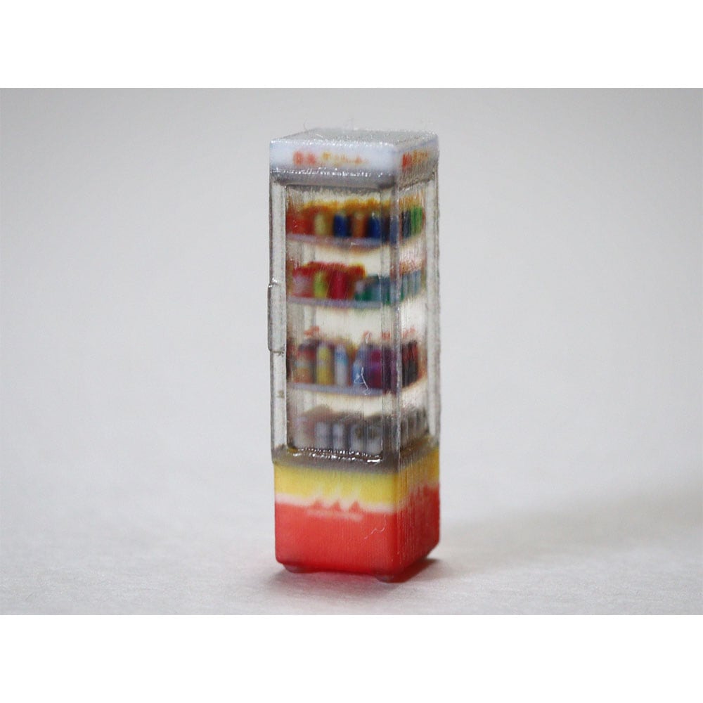冷蔵ショーケースA ：梅桜堂 N(1/150) 着色済み完成品 AC-050-15C