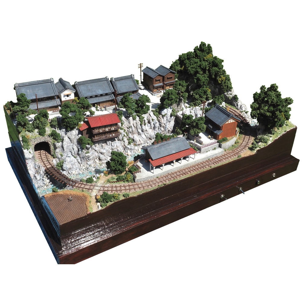 渓谷鉄道の小型レイアウト・改 ：山尾比呂士 塗装済完成品 1/150