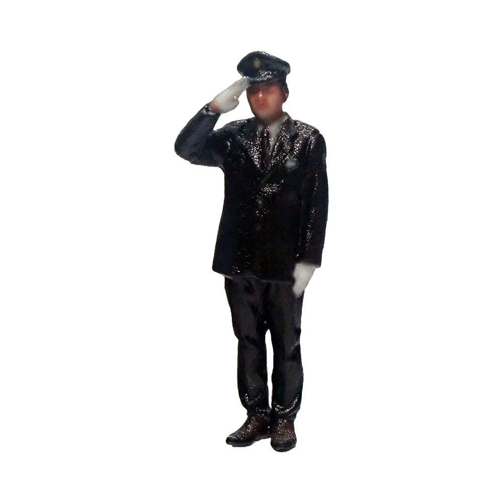 064-00009 銚子電気鉄道 駅員1 ：タイニーテイルズ 着色済み完成品 1