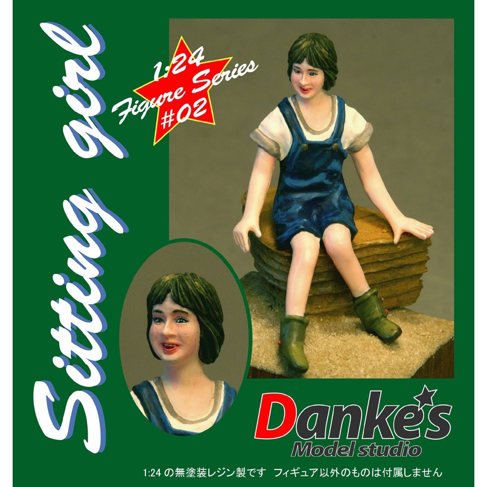 Sitting girl�ʥ��åƥ��󥰥�����ˡ������󥱥���ǥ륹��������̤�������åȡ�1/24��FI24-002