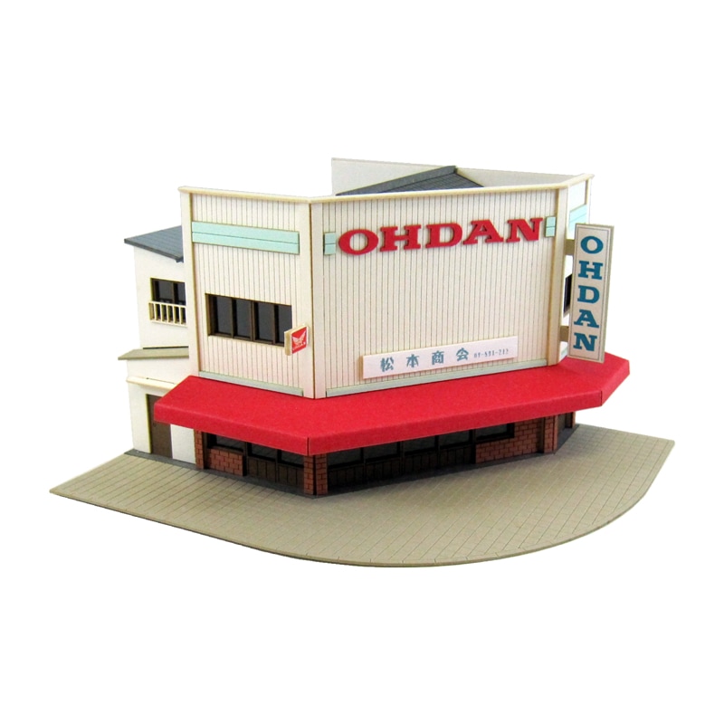 バイク屋 ：さんけい キット N(1/150) MP03-60 | 建造物,建物,人形1cm