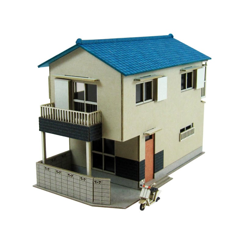 民家E ：さんけい キット N(1/150) MP03-107 | 建造物,建物,人形1cm 1