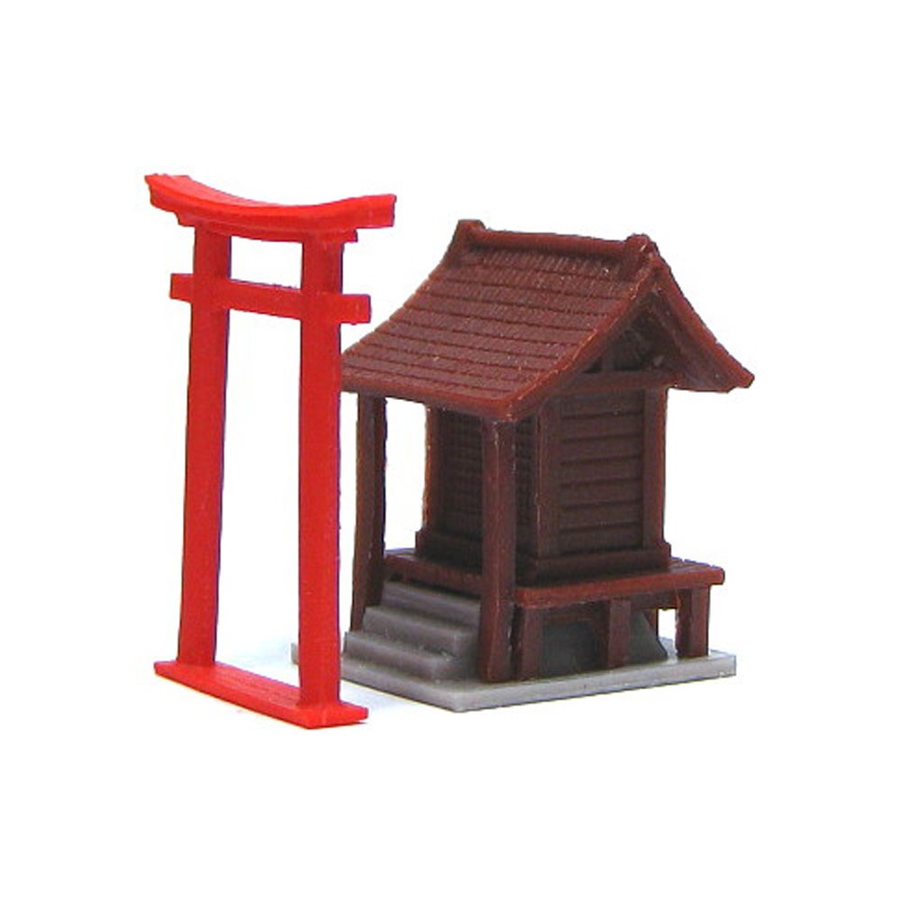 大きな祠 ：YSK 未塗装キット N(1/150) 品番314 | ジオラマ