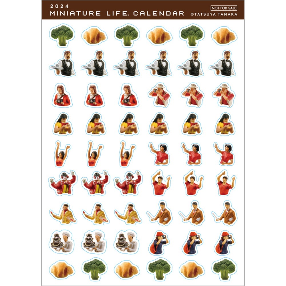 MINIATURE LIFE CALENDAR 2024 (ܹǡܤνꡦܸ̾ˡߥ˥奢饤