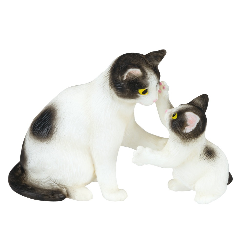 A8.net　エーハチくん＆ハチコちゃん　フィギュア　2点セット　エーハチネット Miniatureplanet ブチ（親子） ：エイコー ノンスケール 76226 | 動物
