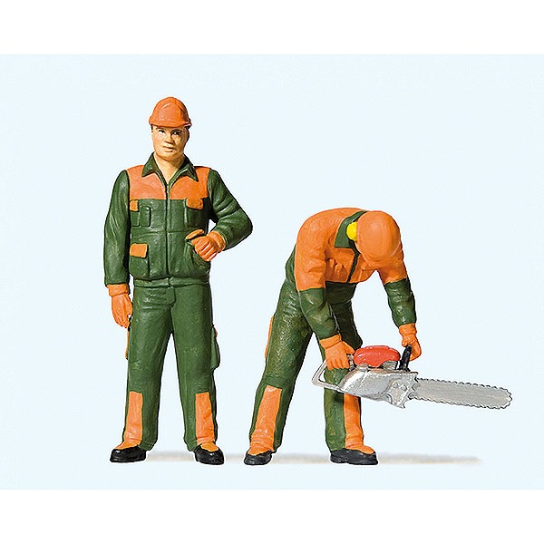 プライザー 近代的な林業作業員(1) 塗装済完成品 1/22.5スケール 44912 d2ldlup 近代的な林業作業員（1） ：プライザー 塗装済完成品 1/22.5