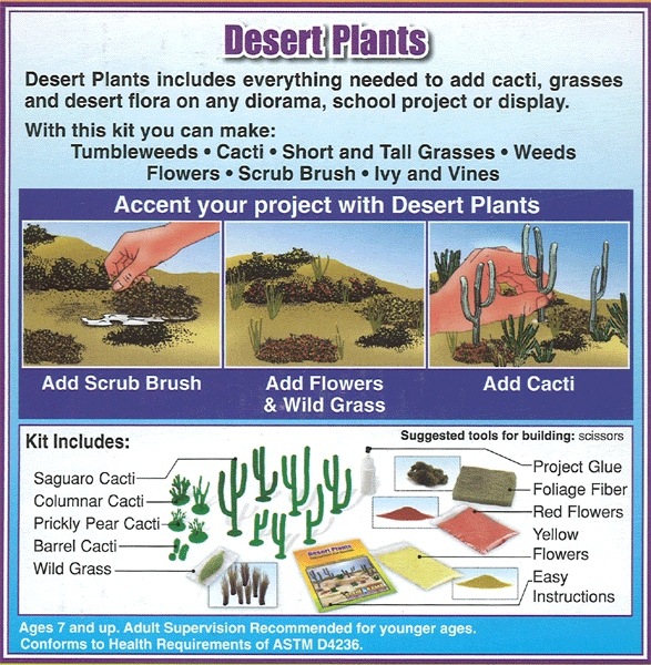 �����ο�ʪ���åȡ��Υ󥹥�����(DESERT PLANTS KIT)�������åɥ��ɡ����åȡ��Υ󥹥����롡4124