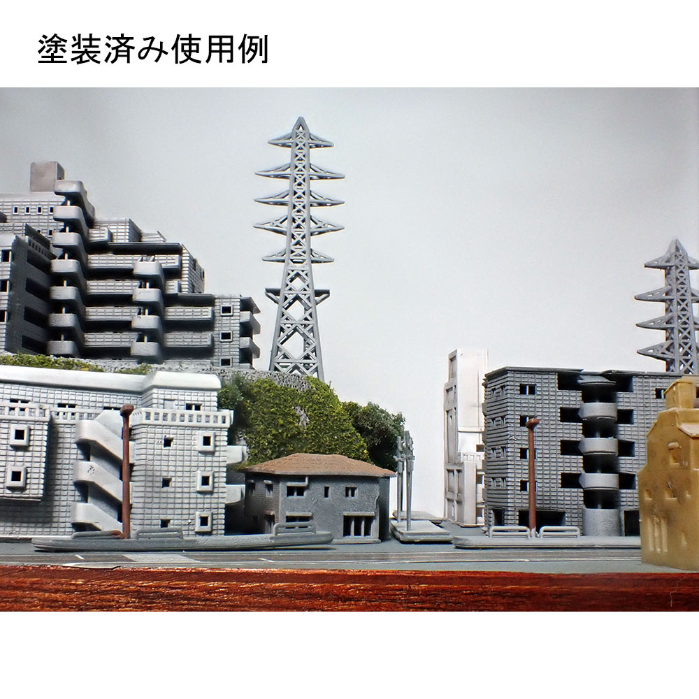 �٤Υޥ󥷥�󡡡�Diorama City����ʪ3D̤�������åȡ�1/600��������3003