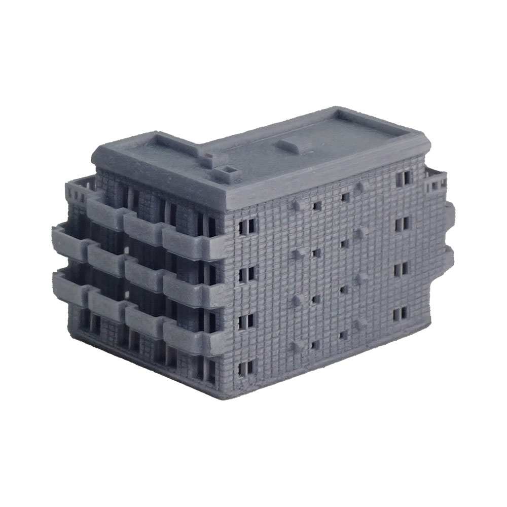 4�����ƥޥ󥷥�󡡡�Diorama City����ʪ3D̤�������åȡ�1/600��������3004