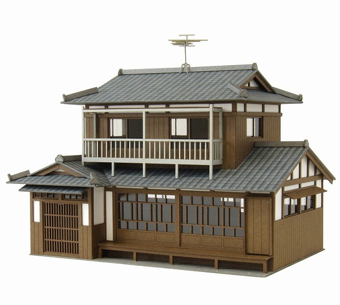 民家-3 ：さんけい キット HO(1/87) MK05-28 | 建造物,建物,人形2cm 1