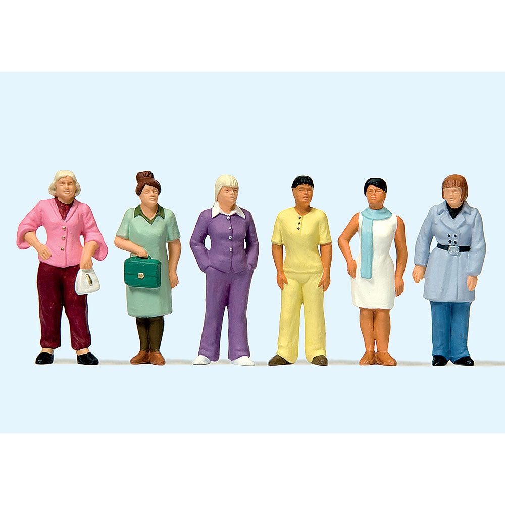 立っている女性 ：プライザー 塗装済完成品 1/50 68215 | 人物,街角